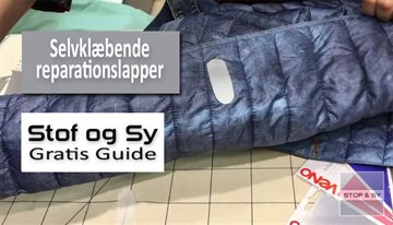 Lap med selvklæbende reparationslapper - en Stof og Sy guide
